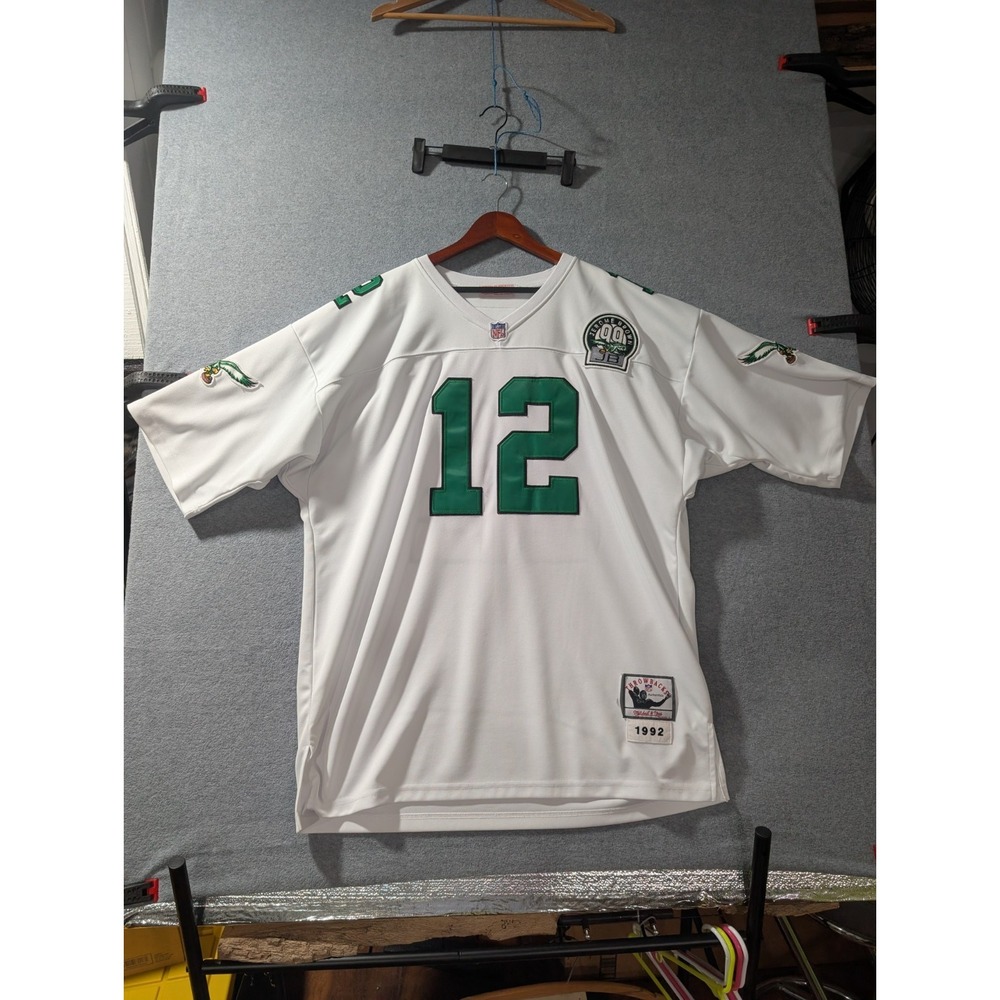 Mitchell & Ness Eagles Cunningham #12‎ Jersey 1992 Throwback White 56 XXL